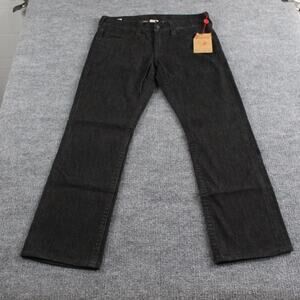 True Religion Jeans Mens 33 Bobby Straight Leg Black Body Rinse Y2K Casual Work